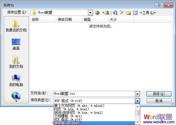 转换为TXT格式